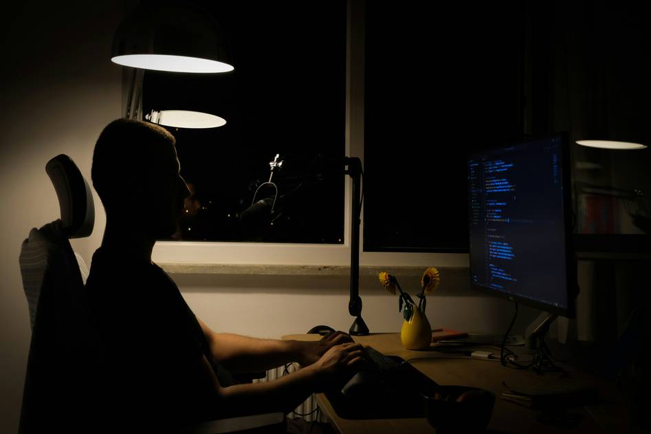 Family using devices with privacy-focused browsing tools in a cozy home setting